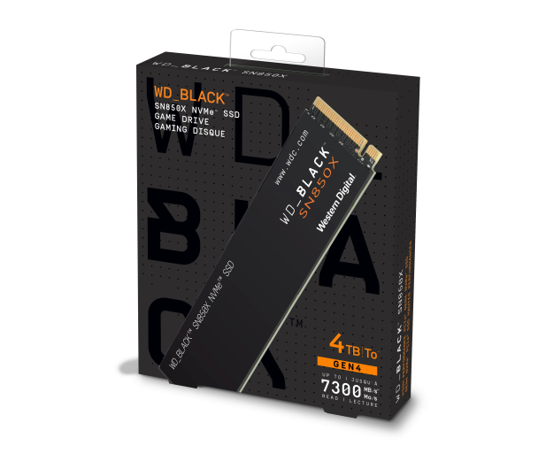 Sandisk 4TB M.2 PCIe Gen4 NVMe Black SN850X - 1073279 - zdjęcie 4